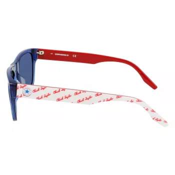 Converse CV500SALSTAR4 herenzonnebril - zwart montuur, rookgrijze glazen, 57 mm