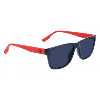 Converse CV516SFORCE41 zonnebril heren blauw rechthoekig montuur grijze glazen 55/17/145 mm