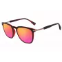 CONVERSE SCO051Q5296SR heren zonnebril, vierkant montuur, zwart montuur, grijze glazen, 52 mm