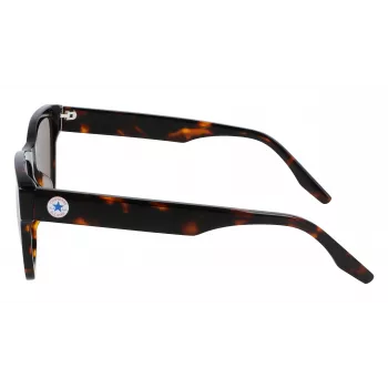 CONVERSE dames C501SALTAR239 rechthoekige zonnebril - smoke glas - zwart acetaat montuur - 56/18/140 mm