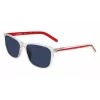 CONVERSE dames zonnebril CV506SCHUCK10 - hoekig acetaat montuur, UV400-bescherming, 57 mm glazen