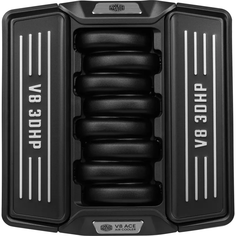 Cooler Master V8 ACE 3DHP CPU-luchtkoeler, zwart, AMD, 120mm