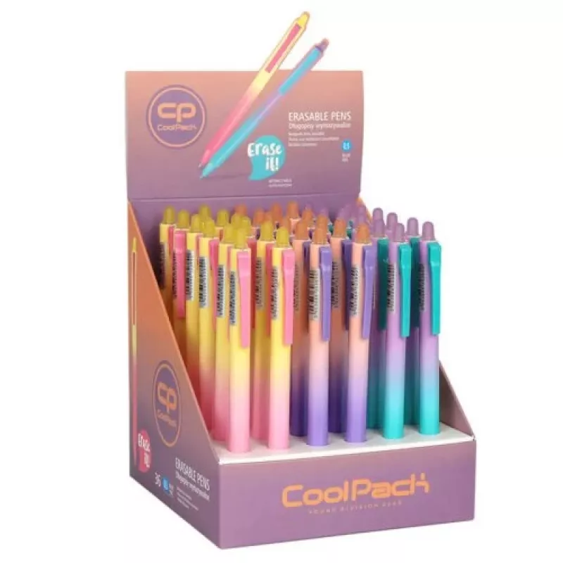 COOLPACK Gradient Light intrekbare uitwisbare pen 0,5 mm zwarte inkt