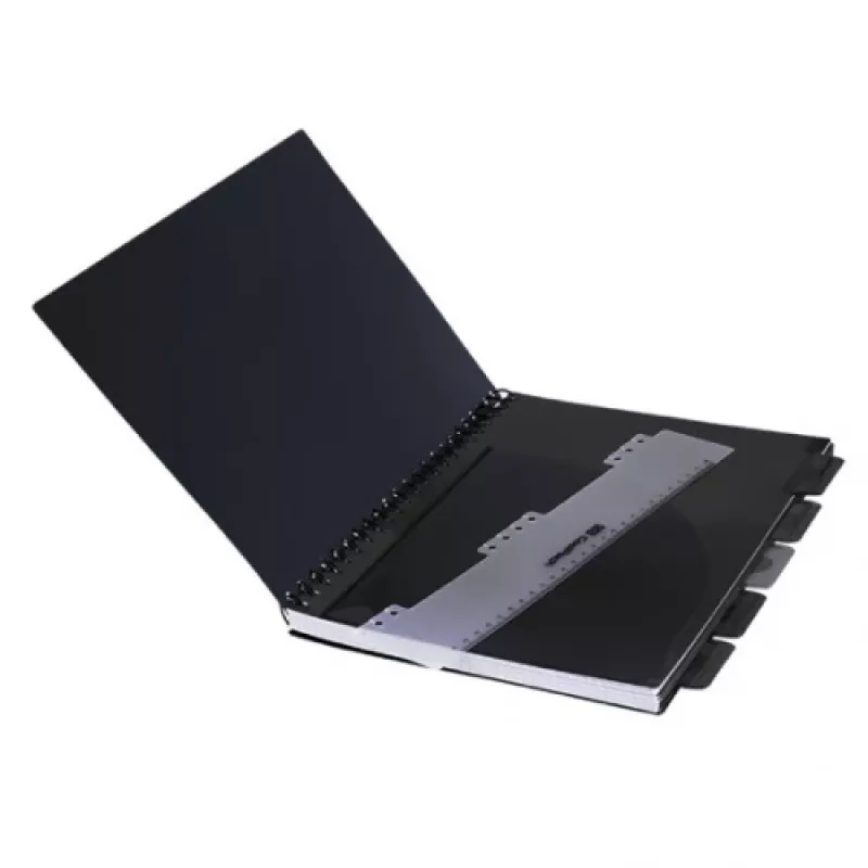 COOLPACK Spiraalschrift A4 zwart