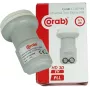 CORAB C120TWN Twin LNB converter – 2 uitgangen, 40 mm feedhorn, lage ruis 0,1 dB, weerbestendig F-type