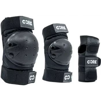 Core Junior Triple Pads Set blauw XS