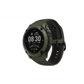 Coros Nomad Smartwatch – groen, 1,3 inch Memory-in-Pixel-LCD, titanium behuizing, saffierglas, dual-frequency-GPS, 5 ATM waterdichtheid, 30 dagen accuduur