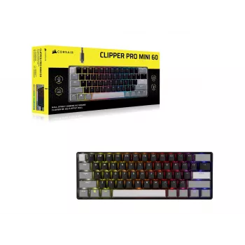 CORSAIR CLIPPER PRO MINI 60 Hall Effect gaming-toetsenbord zwart