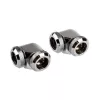 Corsair CX-9052021-WW chroom instelvloeistof messing 1/4 inch 90 graden aansluiting