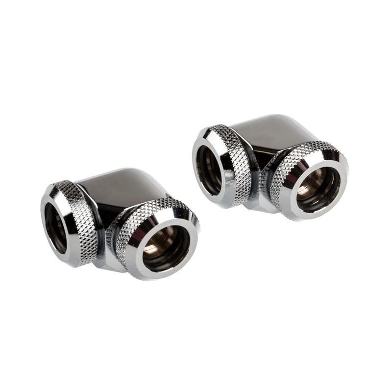 Corsair CX-9052021-WW chroom instelvloeistof messing 1/4 inch 90 graden aansluiting