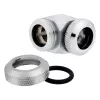 Corsair CX-9052021-WW chroom instelvloeistof messing 1/4 inch 90 graden aansluiting