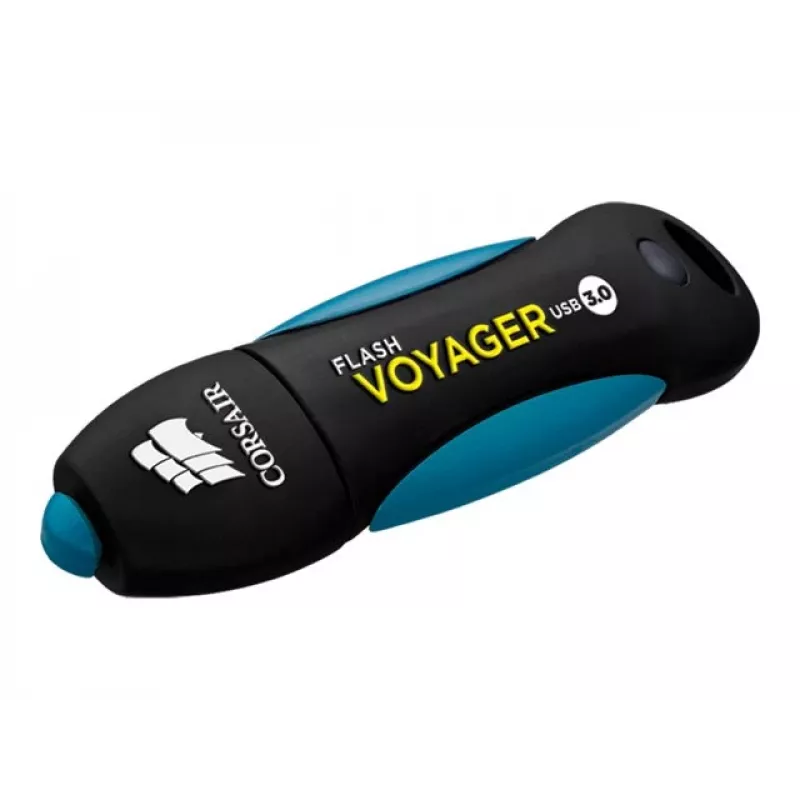 CORSAIR Flash Voyager 256GB USB-A 3.2 Gen 1 flashdrive (zwart/blauw)