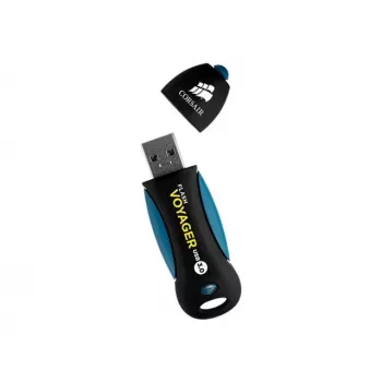 CORSAIR Flash Voyager 256GB USB-A 3.2 Gen 1 flashdrive (zwart/blauw)