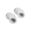 Corsair Hydro X Series 45° rotary adapter - fitting voor vloeistofkoeling - wit (2-pack)