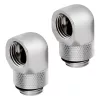 Corsair Hydro X Series 90°-draaiadapter G1/4 inch chroom (2-pack) – CX-9055008-WW