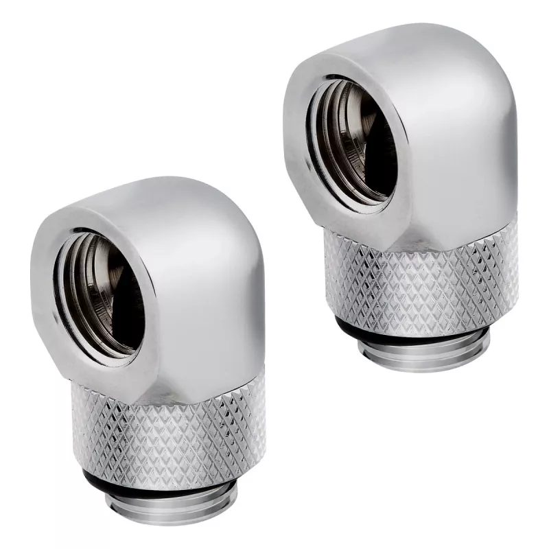 Corsair Hydro X Series 90°-draaiadapter G1/4 inch chroom (2-pack) – CX-9055008-WW
