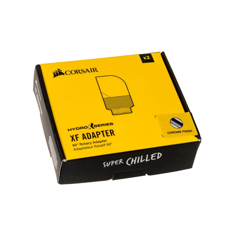 Corsair Hydro X Series 90°-draaiadapter G1/4 inch chroom (2-pack) – CX-9055008-WW