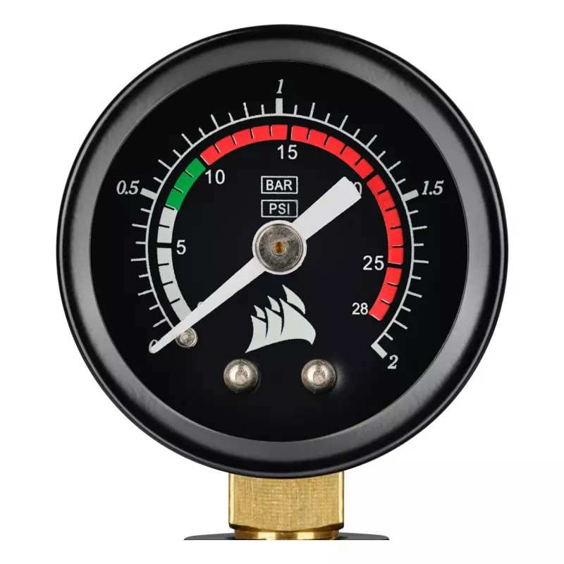 Corsair Hydro X Series druktest-kit met handpomp – G1/4 inch lektester voor custom-loop waterkoelingen
