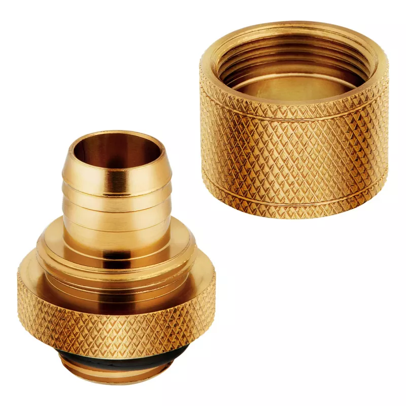 Corsair Hydro X Series XF Compression G1/4 13/10 fittingen vierpack - goud