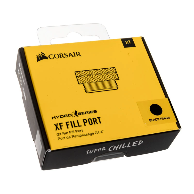 CORSAIR Hydro X Series XF vulopening G1/4 inch binnendraad - zwart