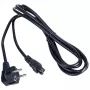 CP NB-10A netkabel Euro 3-Pin C5 IEC 3m Hybrid Standard C/E/F CEE 7/7 zwart