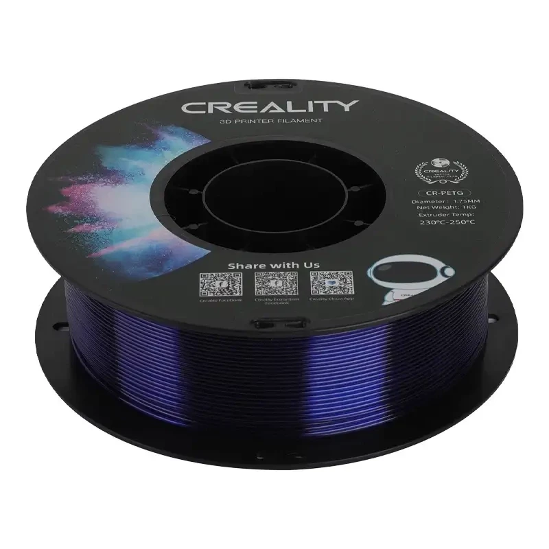 CR-PETG filament Creality (transparant blauw)