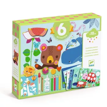 Creative Mouse and Friends Collage Kit van Djeco