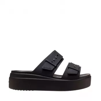 Crocs Brooklyn Low Wedge sandalen dames zwart EU 38-39