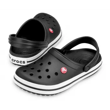 Crocs Crocband clogs unisex zwart, wit