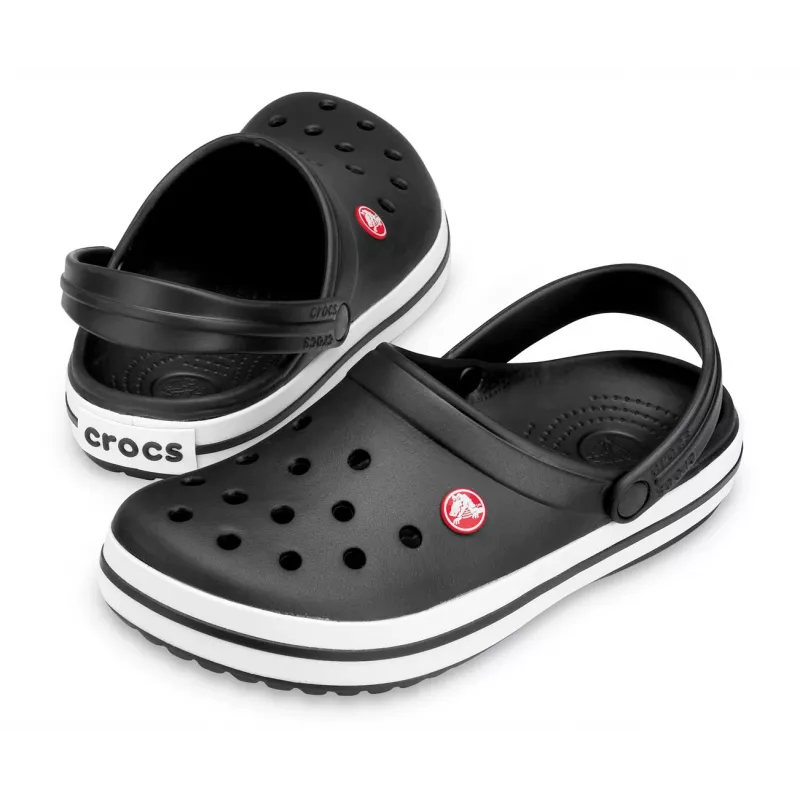 Crocs Crocband clogs unisex zwart, wit