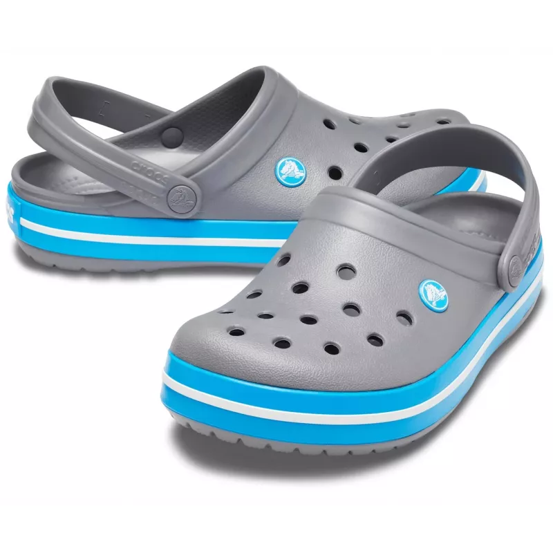 Crocs Crocband clogs unisex grijs, blauw, wit