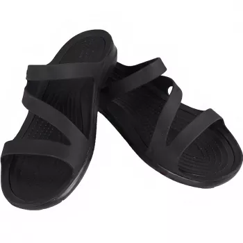 Crocs Swiftwater Sandal W dames flip-flops zwart 203998-060 EU 36-37