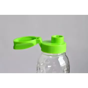 Curver Bottle Dots fles 0,45L transparant/groen
