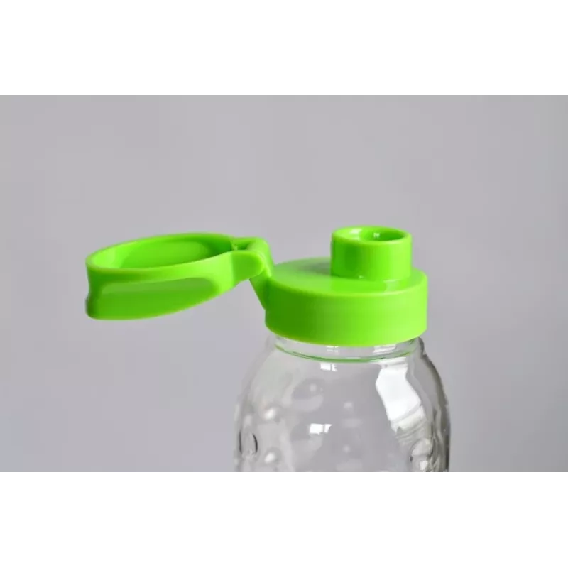 Curver Bottle Dots fles 0,45L transparant/groen