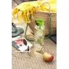 Curver Bottle Dots fles 0,45L transparant/groen