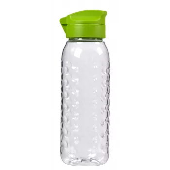 Curver Bottle Dots fles 0,45L transparant/groen