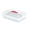 CURVER taarttransportbox rechthoekig 45x29,5x11,1 cm wit
