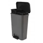 CURVER Decobin Duo pedaalemmer 23+23L donkergrijs/zwart