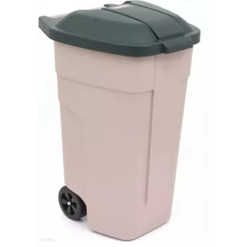 Curver Infinity Rattan Style 110 L rechthoekige wasmand in beige