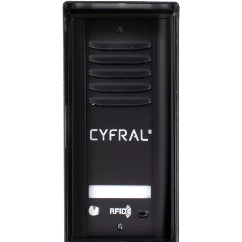 CYFRAL COSMO 1-tenant intercomset zwart
