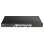 D-Link DGS-1250-28XMP 28-poorts smart managed L3 Lite PoE+ gigabit switch met 4x 10G SFP+ uplinks, 370W PoE-budget, rack-monteerbaar