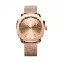 D1 Milano SSML02 Ultra Thin Bracelet Watch 36mm zwarte wijzerplaat RVS