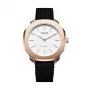 D1 Milano SSPL04 Ultra Thin unisex horloge 36mm zwarte wijzerplaat zilveren mesh band