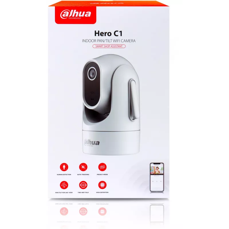 DAHUA H2C 2MP PT IR dome WLAN-camera met tweeweg-audio
