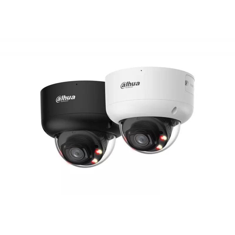DAHUA IPC-HDBW5659R1-ASE-PV-0280B-PRO-BLACK 6MP Dome netwerkcamera met 2,8mm objectief, WizMind AI, zwart