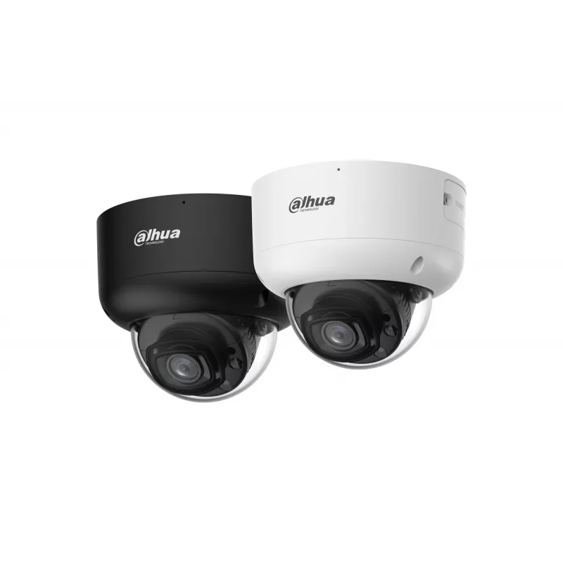 DAHUA IPC-HDBW5659R1-ASE-PV-0280B-PRO-BLACK 6MP Dome netwerkcamera met 2,8mm objectief, WizMind AI, zwart