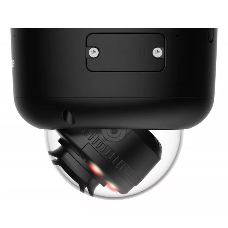 DAHUA IPC-HDBW5659R1-ASE-PV-0280B-PRO-BLACK 6MP Dome netwerkcamera met 2,8mm objectief, WizMind AI, zwart