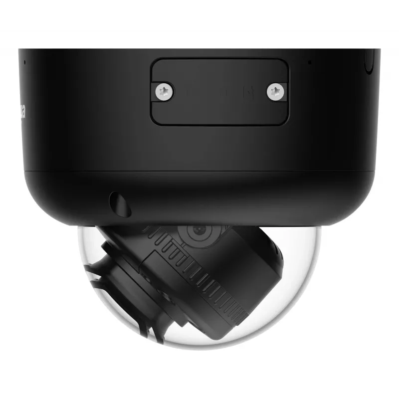 DAHUA IPC-HDBW5659R1-ASE-PV-0280B-PRO-BLACK 6MP Dome netwerkcamera met 2,8mm objectief, WizMind AI, zwart