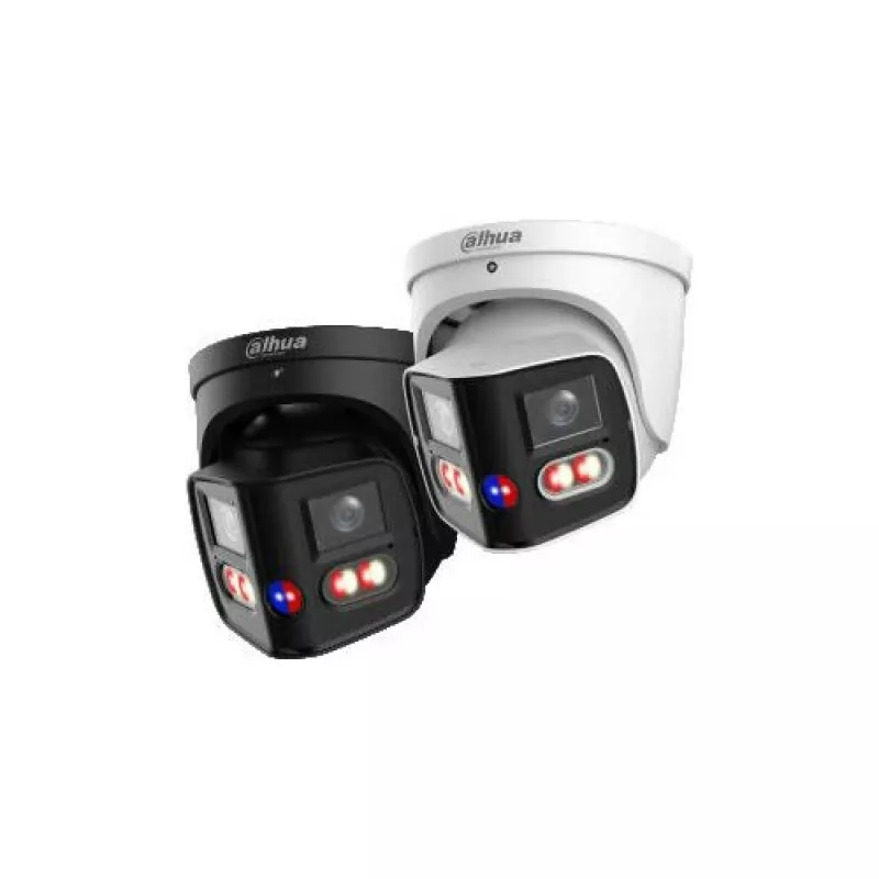 Dahua IPC-PDW31259-A180-AS-PV-0280B-BLACK TIOC Duo 8MP panorama 180° IP-beveiligingscamera, zwart