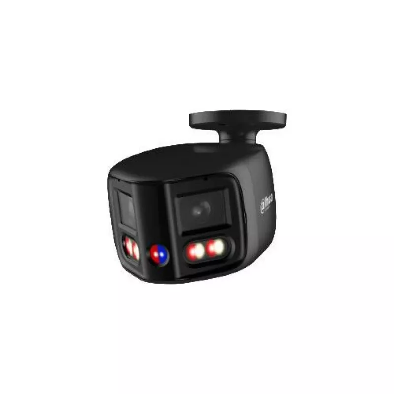DAHUA IPC-PFW31259S-A180-E2-AS-PV-0280B-BLACK 5MP dual-lens panorama IP-camera met actieve afschrikking, zwart